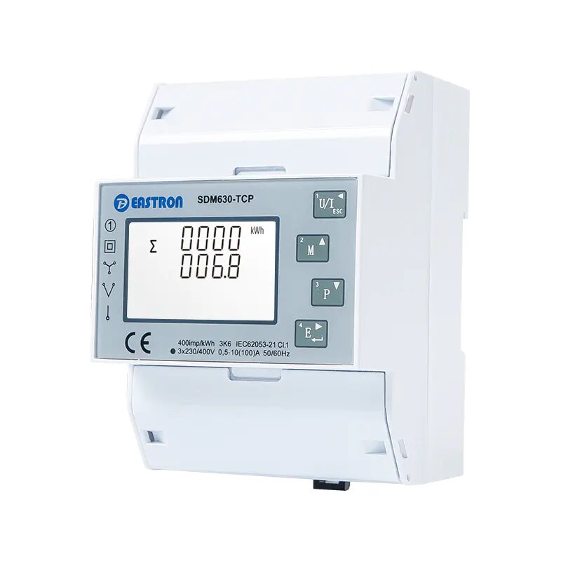SDM630 3 fase kWh energie meter TCP 100A LCD MID gekeurd - Sdm630 100a tcp mid - SDM630 TCP 100A MID