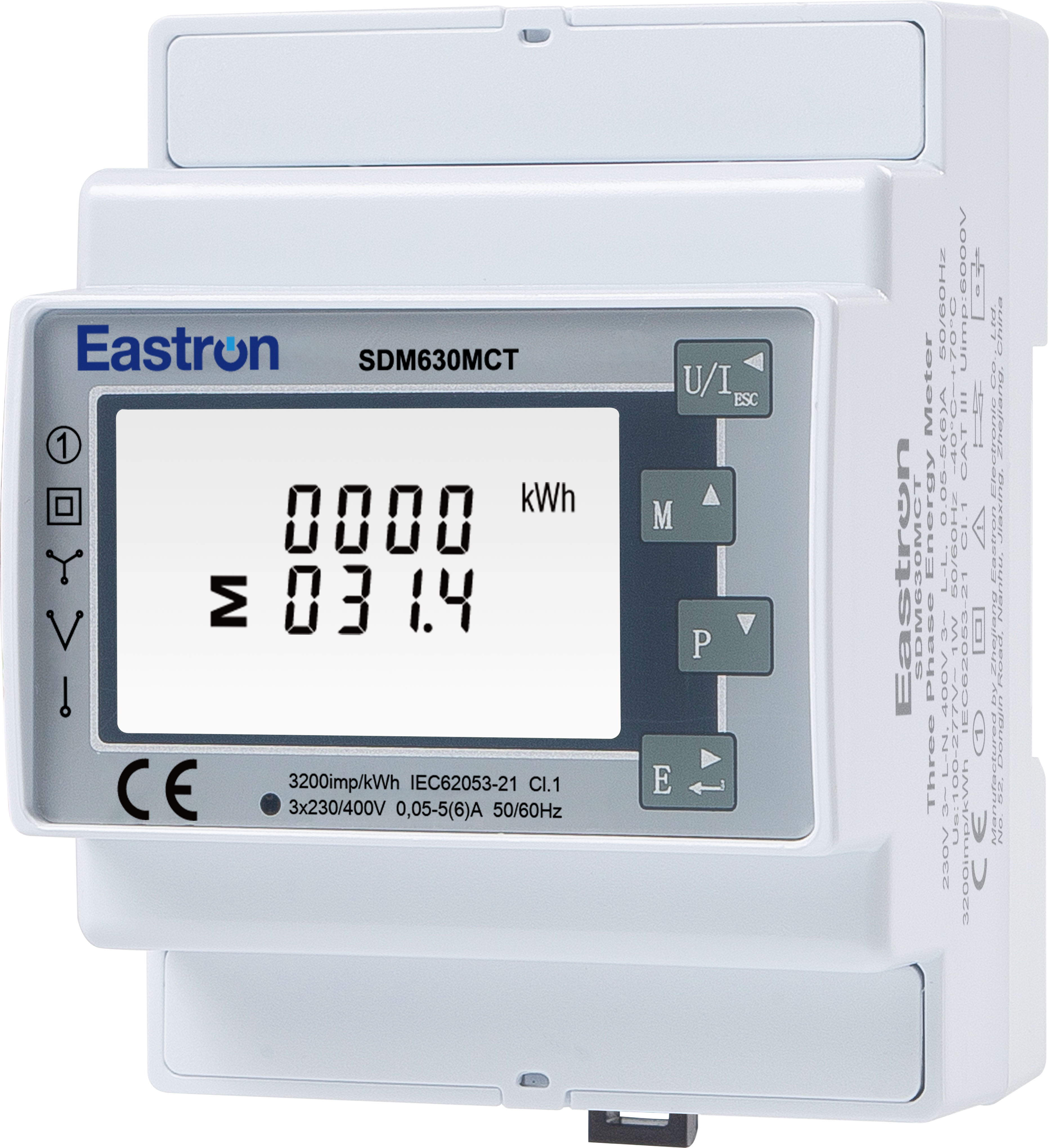 SDM630MCT NON MID energiemeterMoet i.c.m. stroomtrafo's (niet inclusief) - Sdm630 - SDM630MCT- NON MID 