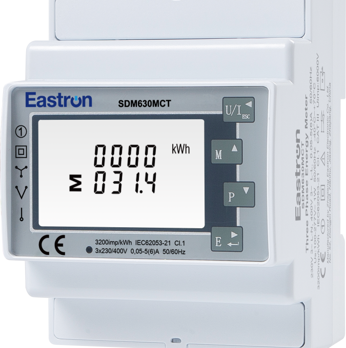 SDM630MCT NON MID energiemeterMoet i.c.m. stroomtrafo's (niet inclusief) - Sdm630 - SDM630MCT- NON MID 